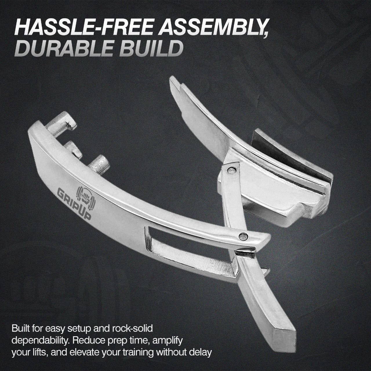 GripUp Replacement Lever Buckle - Silver