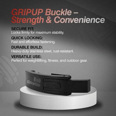 GripUp Replacement Lever Buckle - Black