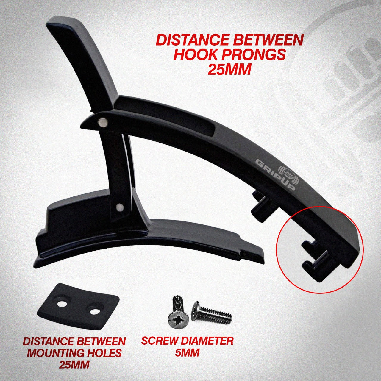 GripUp Replacement Lever Buckle - Black