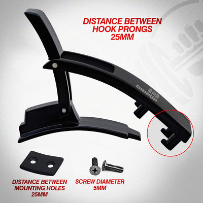 GripUp Replacement Lever Buckle - Black